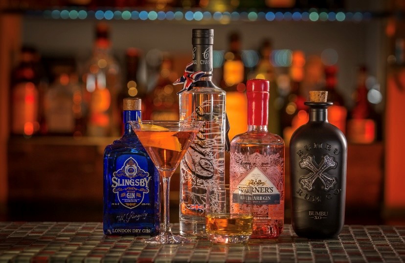 Bottles on the bar, smaler file